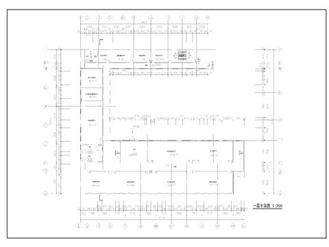  现代教学楼CAD施工图 
