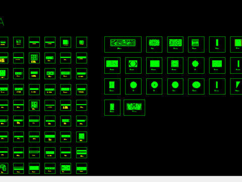  砂岩图块大全CAD图库 