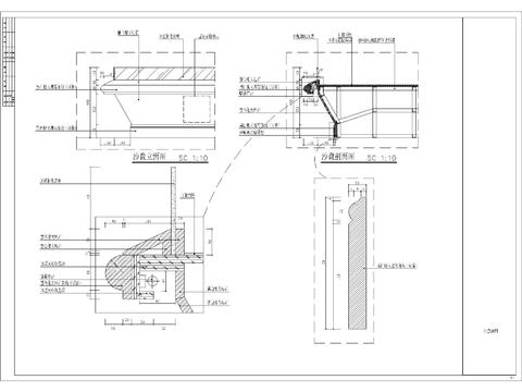  欧式售楼部沙盘CAD节点大样 