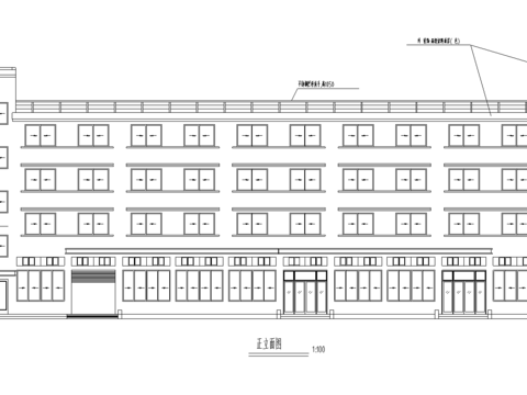  公司宿舍楼CAD施工图 