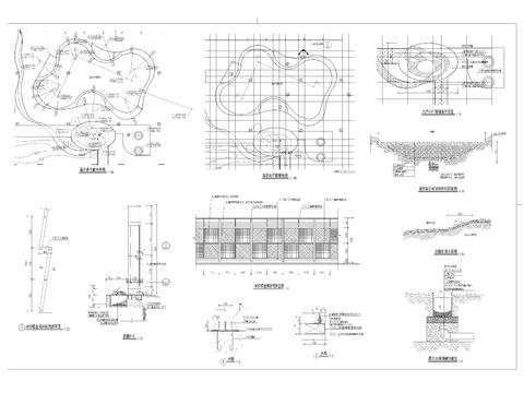  高尔夫球场cad大样图 