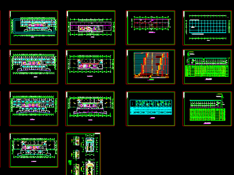  宾馆供电cad设计图 