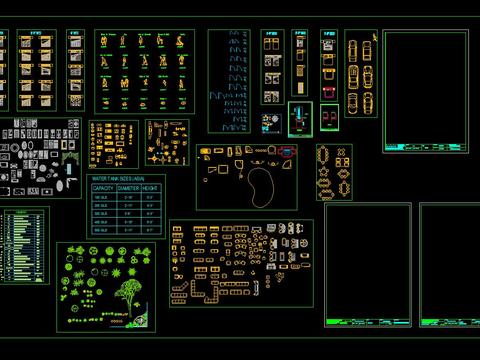  国际标准cad模块 