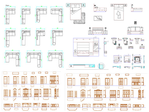  室内设计精品素材CAD图库 