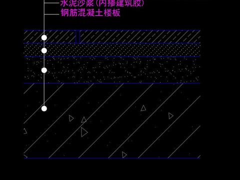  浴室家装cad节点图 