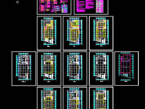  食堂电气CAD施工图 