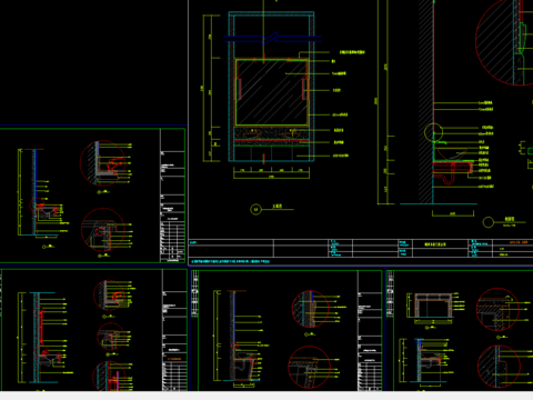  洗脸台节点大样 