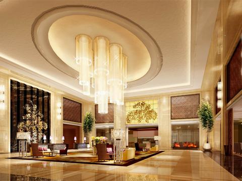  万达希尔顿客房cad施工图 