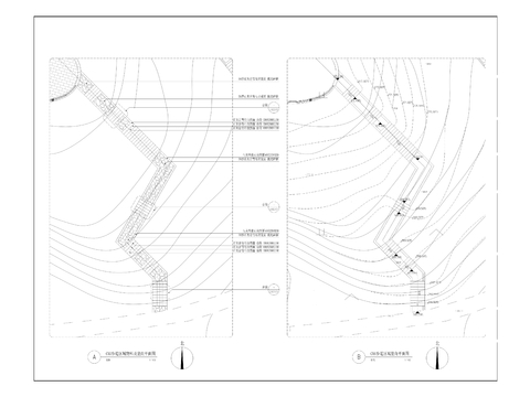  矿山公园房车营地景观工程cad平面图 