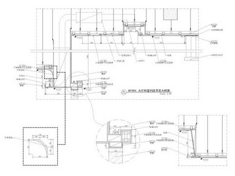  宝晟城售楼处装修cad施工图 
