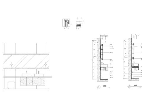  卫生间大样设计cad施工图 