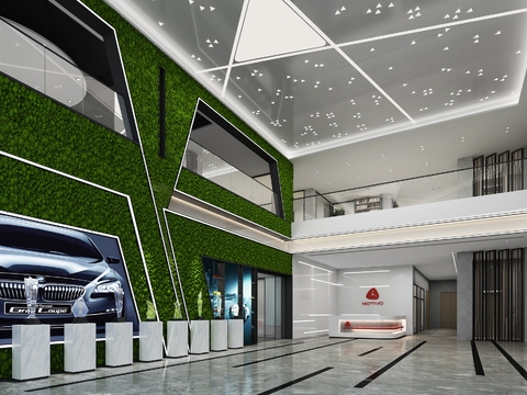  办公楼CAD施工图效果图 