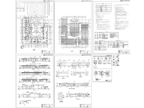  售樓處建筑設(shè)計(jì)cad施工圖 