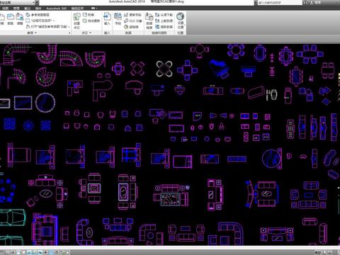  常用室内cad图库 
