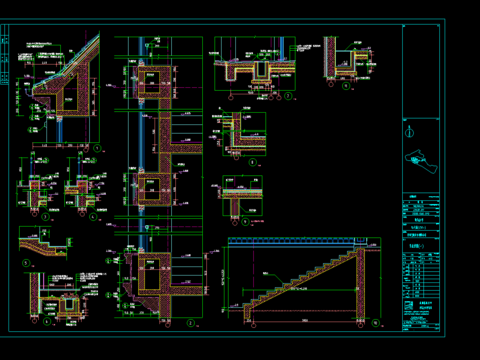  家装石材节点CAD施工图 