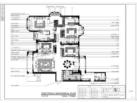  家装水电CAD施工图 