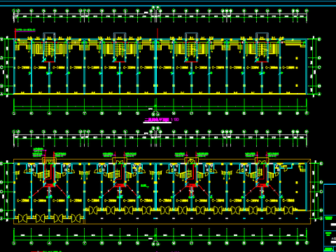  六层商住楼电气设计cad施工图 