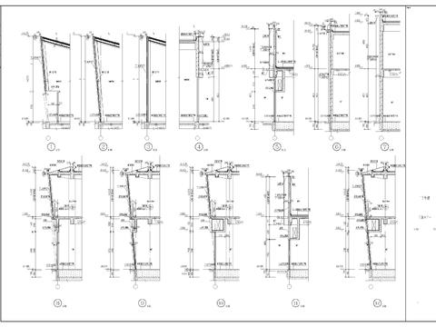  小区物业用房建筑cad平面图 
