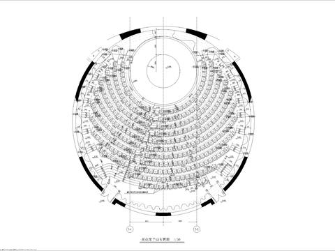  大型观众厅节点大样 