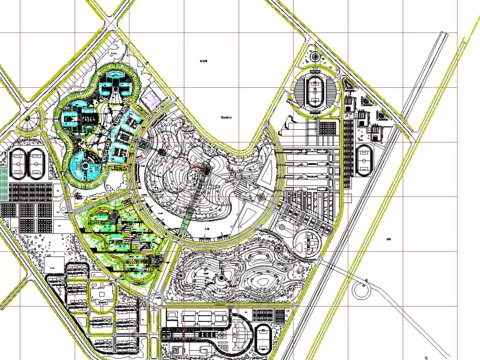  某大学新校区平面图 