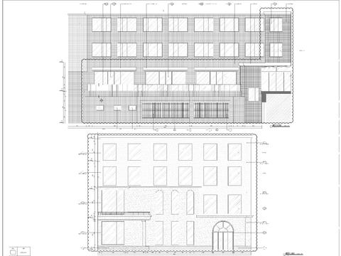  大型会所外观立面 