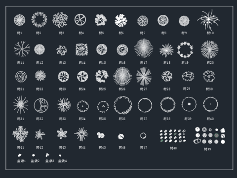  室内、建筑材质cad图库 