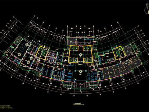  医院住院大楼 CAD施工图 