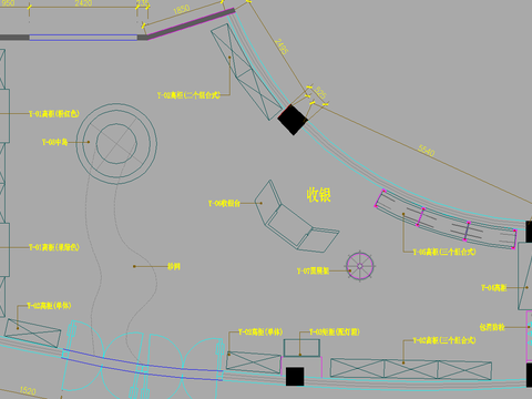  展柜装饰CAD施工图 