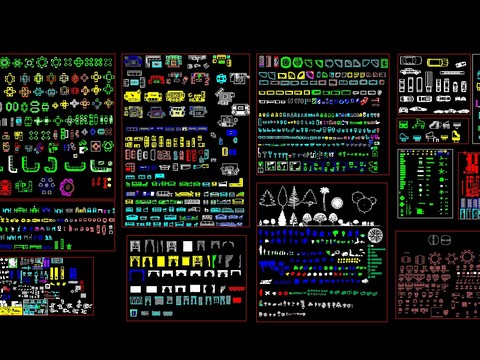  室内cad超全图库 