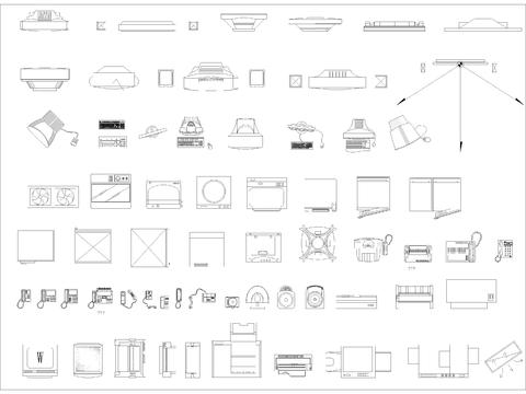  家居用品cad图库 