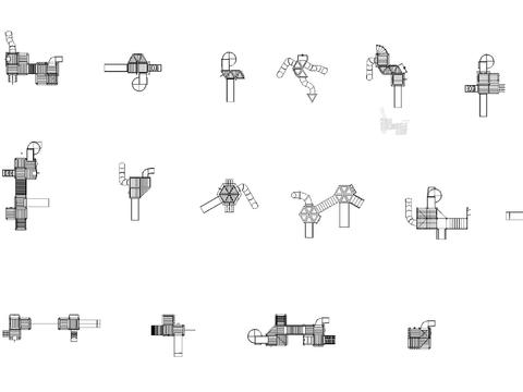  儿童游乐场节点大样 