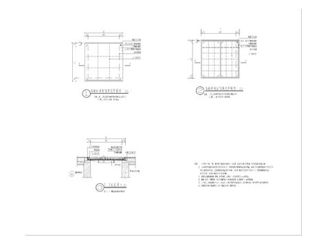  隐形盖板cad大样图 