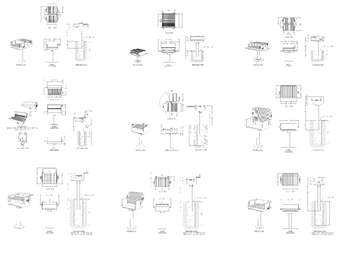  木炭烤架CAD图库 