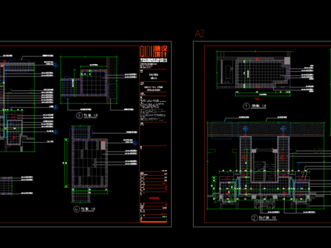  正荣苏州张家港香山项目cad施工图 