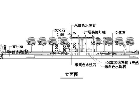  站台平台CAD大样图 