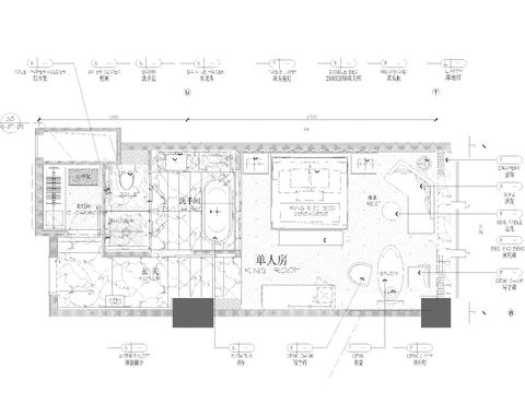  软装方案cad大样图 