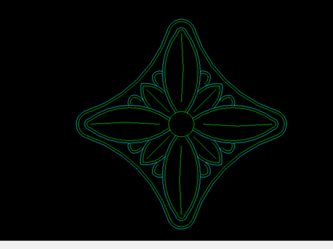  25个建筑常用木花CAD大样图 