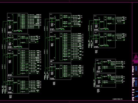  配电箱标准接线CAD节点大样 