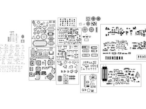  CAD室内设计常用图库cad图库 