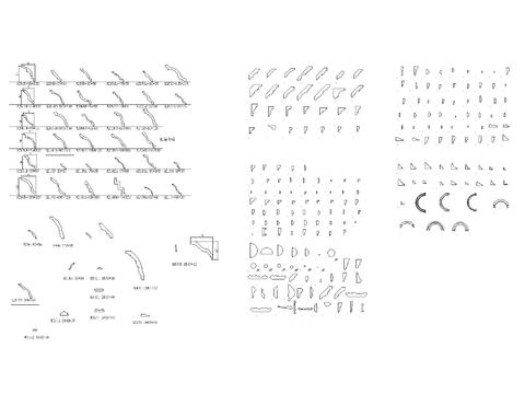  石膏角线设计cad施工图 