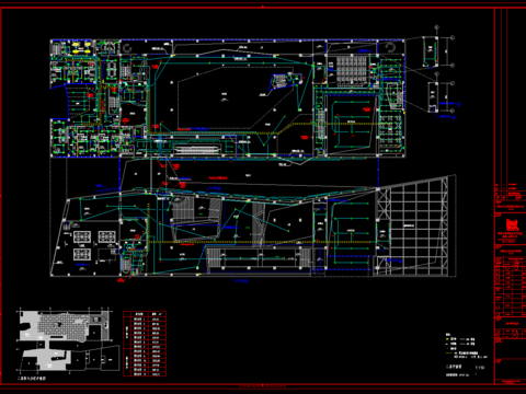  博物馆强电CAD施工图 