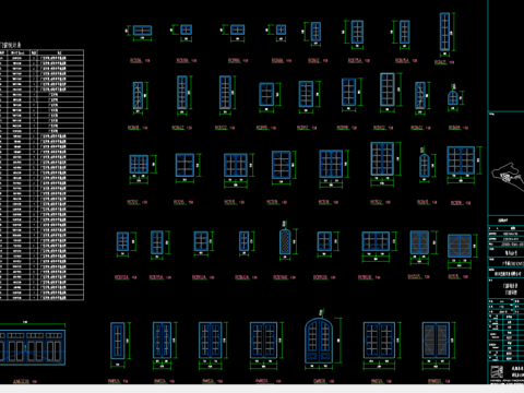  某别墅区石材装饰CAD 