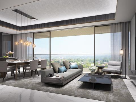  华润城项目cad施工图 