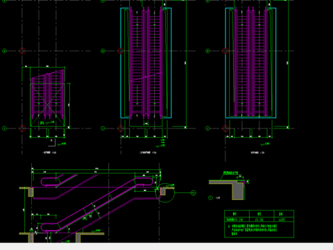  自动扶梯节点大样 