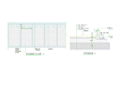  停车位标准段及其做法节点大样 