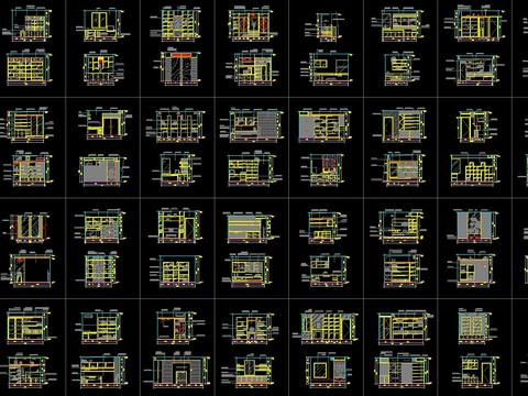  书房立面大样图 