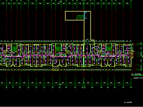 富园悦府7号楼给排水及水灭火系统设计CAD施工图 