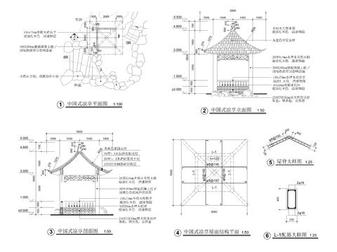  中國式?jīng)鐾AD施工圖 