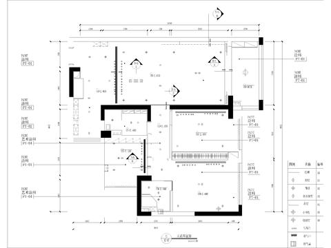  家装施工图纸 电路图cad施工图 
