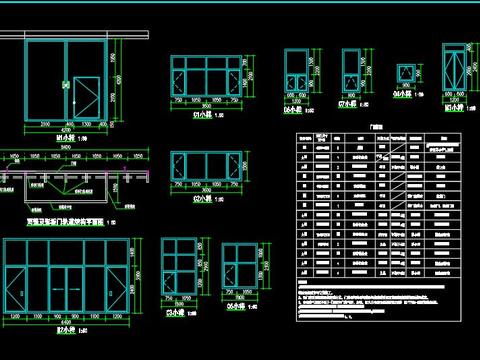  仪器设备车间cad施工图 